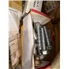 Image 6 : Contents of Pallet:  Sloan Soap Dispensers, Adhesives, Cleanouts, Floor Drains, Caps, Clamps, Hardwa
