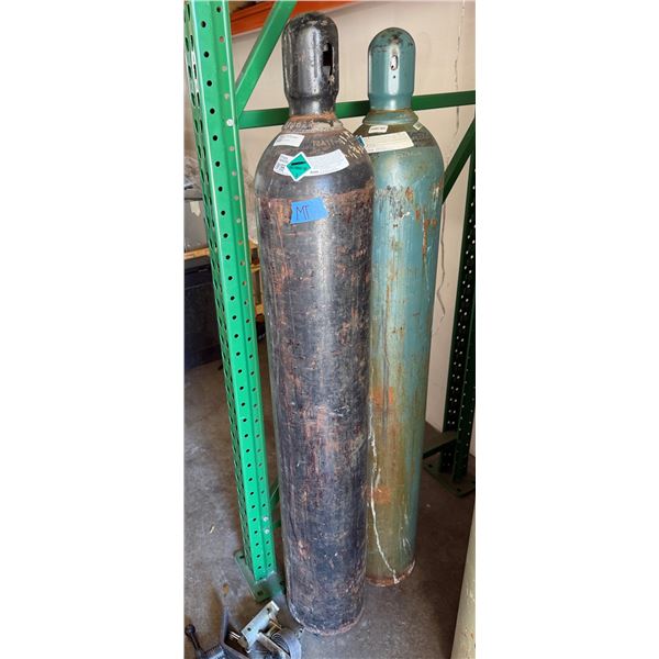 Qty 2 Cylinder Nitrogen Tanks