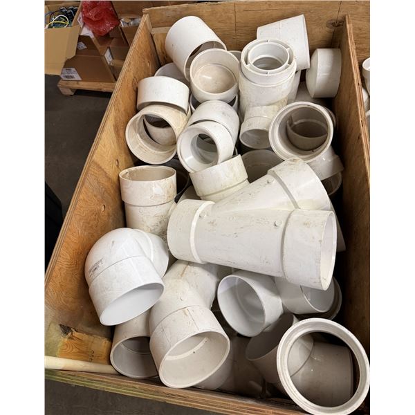 Multiple Charlotte PVC Pipe Fittings, Y's, T's, Elbows, Couplings, Caps, etc Misc Sizes