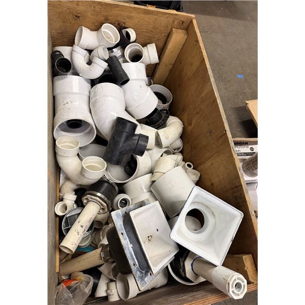 Multiple PVC Pipe Fittings, Y's, T's, Elbows, Couplings, Floor Drains, etc Misc Sizes