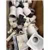 Image 2 : Multiple PVC Pipe Fittings, Y's, T's, Elbows, Couplings, Floor Drains, etc Misc Sizes