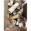 Image 3 : Multiple PVC Pipe Fittings, Y's, T's, Elbows, Couplings, Floor Drains, etc Misc Sizes