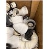 Image 6 : Multiple PVC Pipe Fittings, Y's, T's, Elbows, Couplings, Floor Drains, etc Misc Sizes