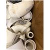 Image 9 : Multiple PVC Pipe Fittings, Y's, T's, Elbows, Couplings, Floor Drains, etc Misc Sizes