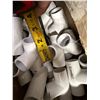 Image 13 : Multiple PVC Pipe Fittings, Y's, T's, Elbows, Neoprene Gaskets, etc Misc Sizes