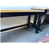 Image 7 : Wooden Table w/ Metal Legs 71.5" x 24" x 31"H