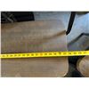 Image 7 : Qty 2 Metal Benches w/ Wooden Seats 37.5" x 13" x 35"H