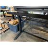 Image 5 : Black Electric Standing Desk w/ Glass Top 47.5" x 24" x 33"H