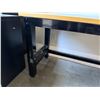 Image 6 : Wooden Table w/ Metal Legs 71.5" x 24" x 31"H