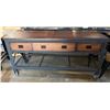 Image 1 : Metal Rolling Workbench w/ 3 Drawers & Undershelf 72" x 24" x 37"H