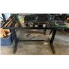 Image 1 : Black Electric Standing Desk w/ Glass Top 47.5" x 24" x 33"H