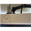 Image 4 : Qty 2 LG Monitors Mounted on Black Dual Monitor Stand 27" (each)