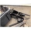 Image 6 : Bin Metal Perforated Plates & 2 Husky Floor Jacks