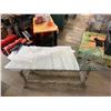 Image 10 : Console Table w/ Branch-like Base & Clear Top 62" x 22" x 29.5"H
