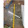 Image 14 : Console Table w/ Branch-like Base & Clear Top 62" x 22" x 29.5"H