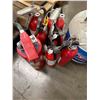 Image 2 : Qty Approx. 7 Fire Extinguishers & 2 AmeriGas Propane Tanks