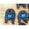Image 4 : Qty 7 Nibco ACR Press Jaws, Misc Sizes, in Husky Case