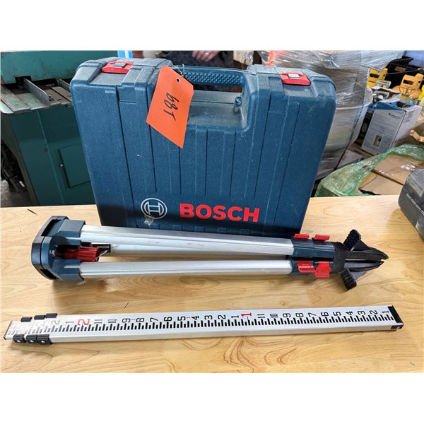 Bosch Measuring Stick & Tripod Stand in Hard Case
