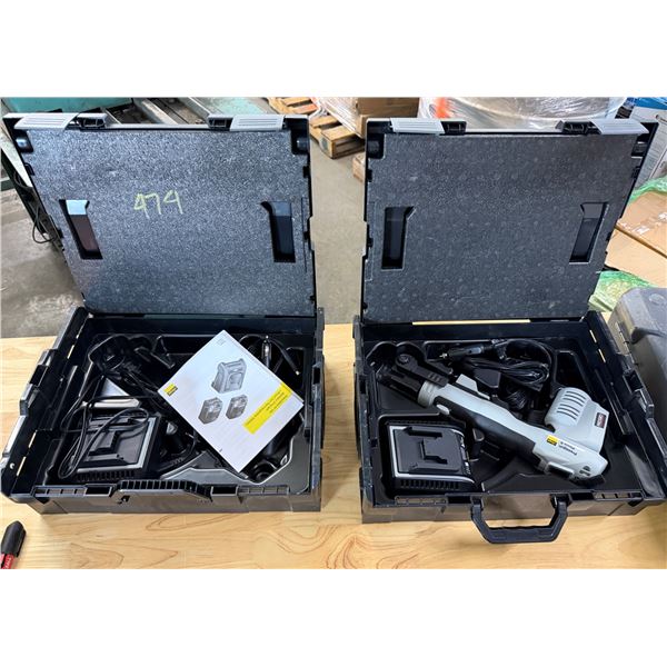 Qty 2 Ridgid Viega Pressgun Picco 6 in Hard Cases