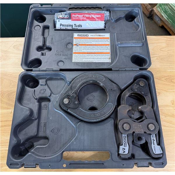 Ridgid ProPress Fitting System Pressing Tools in Hard Case