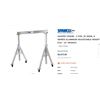 Image 28 : Spanco 2ALU1212 Aluminum Gantry Crane 144"L  (Missing Top Plates)