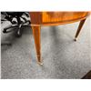 Image 10 : Colonial Williamsburg Wooden Semi-Circle Desk 74" x 31" x 37"H