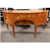 Image 1 : Colonial Williamsburg Wooden Semi-Circle Desk 74" x 31" x 37"H