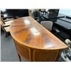 Image 5 : Colonial Williamsburg Wooden Semi-Circle Desk 74" x 31" x 37"H