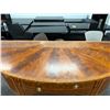 Image 6 : Colonial Williamsburg Wooden Semi-Circle Desk 74" x 31" x 37"H