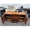 Image 2 : Wooden Multi-Compartment Sideboard Cabinet 78" x 19" x 36"H