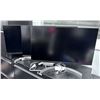 Image 1 : Qty 3 LG Monitors on Ergonomic Stands 27" (each)
