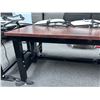 Image 3 : Husky Wooden Table w/ Metal Legs 72" x 24" x 31.5"H w/ Rolling Office Chair