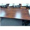 Image 5 : Husky Wooden Table w/ Metal Legs 72" x 24" x 31.5"H w/ Rolling Office Chair