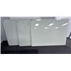 Image 1 : Qty 3 Dapper Display Glass Dry-Erase Whiteboards 47" x 35"