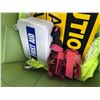 Image 11 : Multiple Safety Gear: Gloves, Rain Coats, Earplugs, Caution Signs, First Aid Kit, etc
