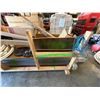 Image 6 : Wooden Crate w/ Vision Auto Lamps, Armstrong Flooring, Metal Channels, Struts, Rods, Hose,  etc