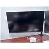 Image 2 : Qty 2 LG 27MN60T-W Monitors Mounted on Black Dual Monitor Stand 27" (each)