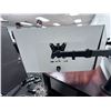 Image 7 : Qty 2 LG 27MN60T-W Monitors Mounted on Black Dual Monitor Stand 27" (each)