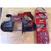 Image 1 : Milwaukee Band Saw w/ Blades & Eye Protection