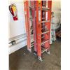 Image 4 : Qty 3 Werner Extension Ladders, Misc Sizes