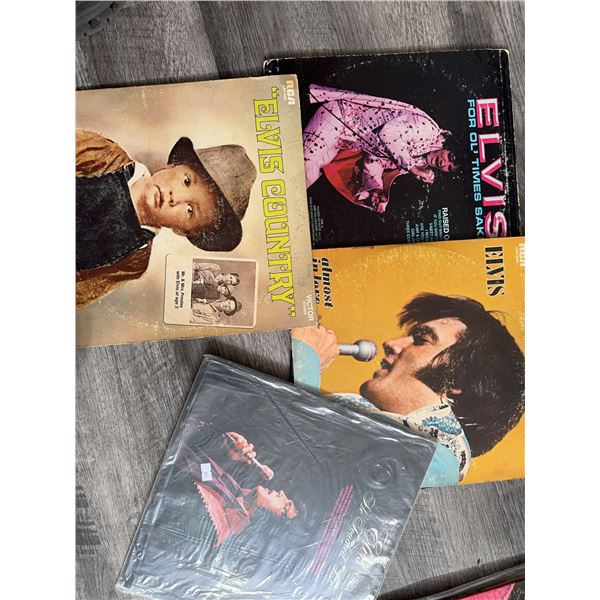 4 Elvis Presley Vinyl Records