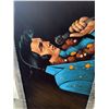 Image 3 : Velvet Painting Portrait of Singer
