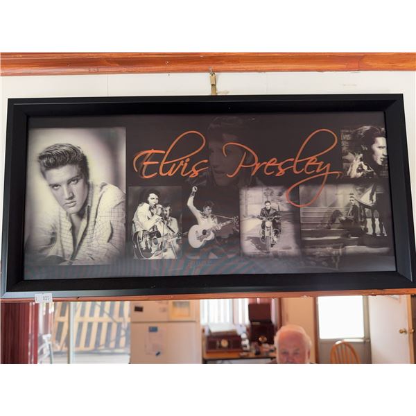 Elvis Presley Framed Art and Photographs Lot