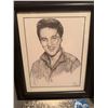 Image 3 : Elvis Presley Book and Framed Portrait