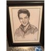 Image 4 : Elvis Presley Book and Framed Portrait