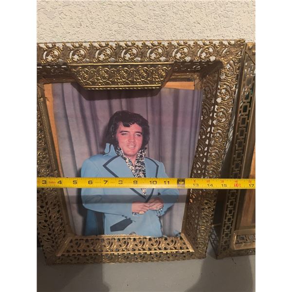 Elvis Presley Framed Print and Newspaper