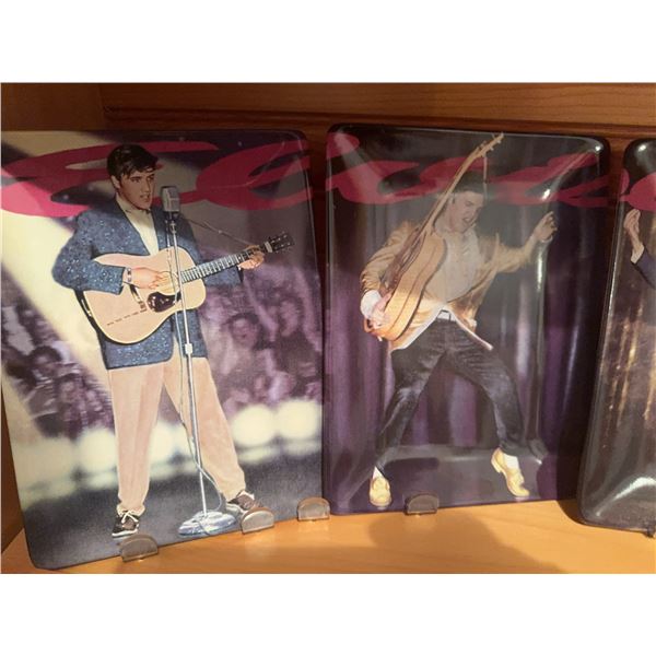 Five Elvis Presley Collector Plates