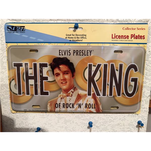 Elvis Presley Collector License Plates Set