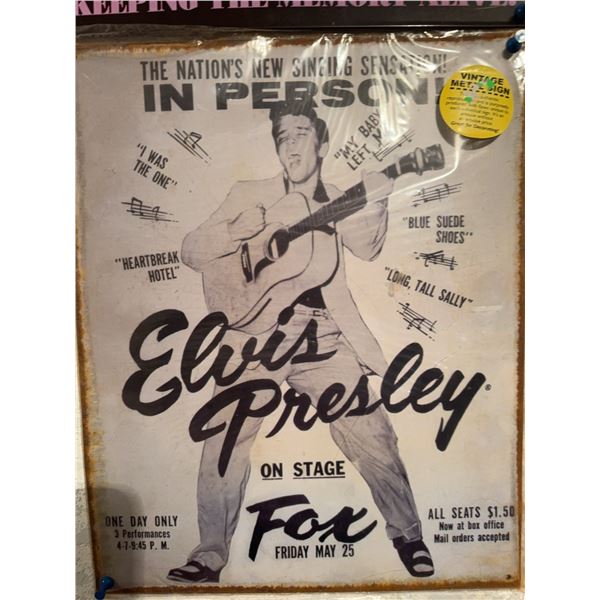 Elvis Presley Memorabilia Poster Collection