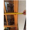 Image 4 : Wooden Glass-Front Hutch Cabinet